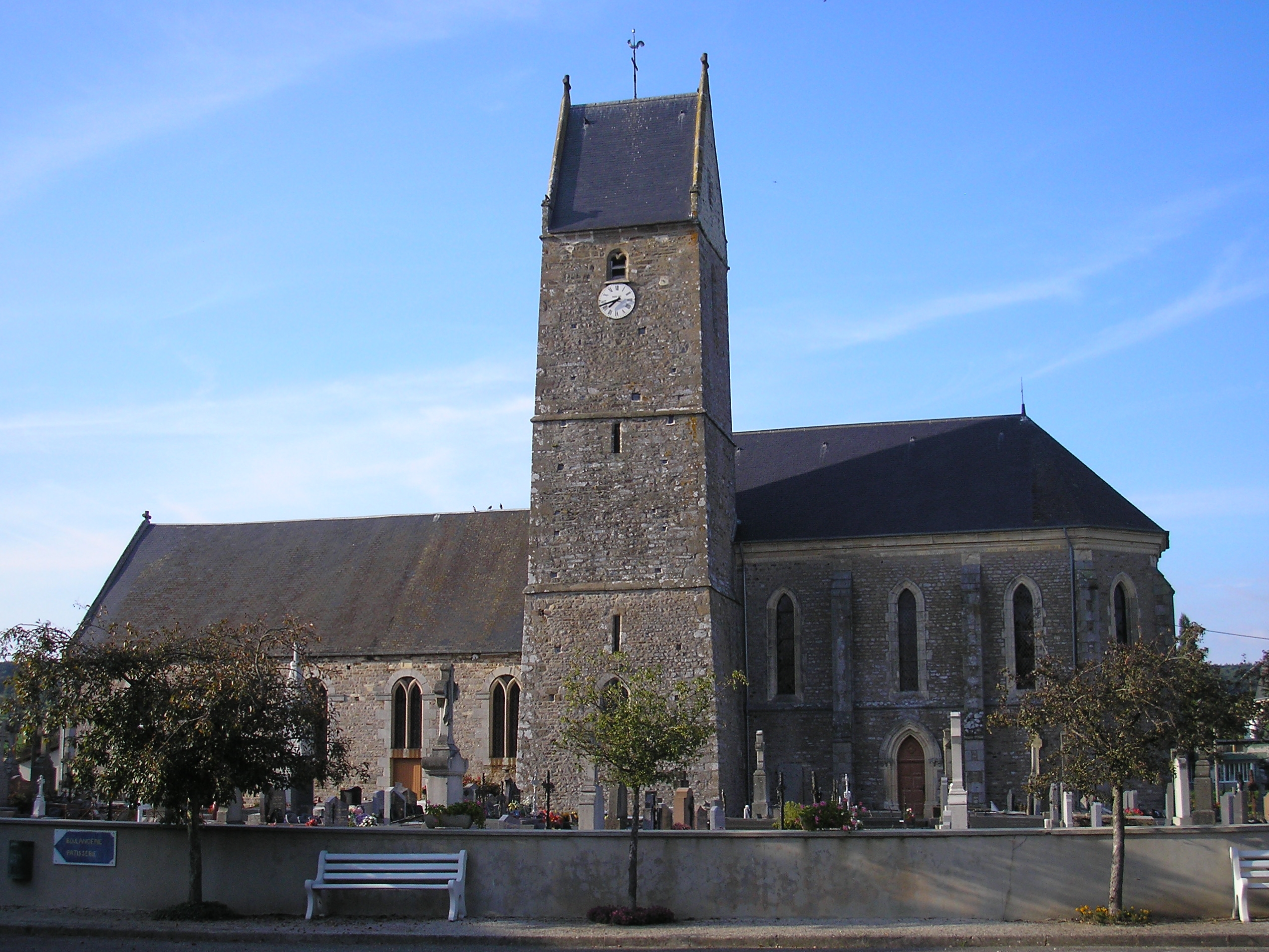 L'église de Montchamp, commune déléguée de Valdallière